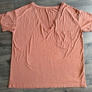 Kyte Baby Women’s Relaxed Fit V-Neck in Spice